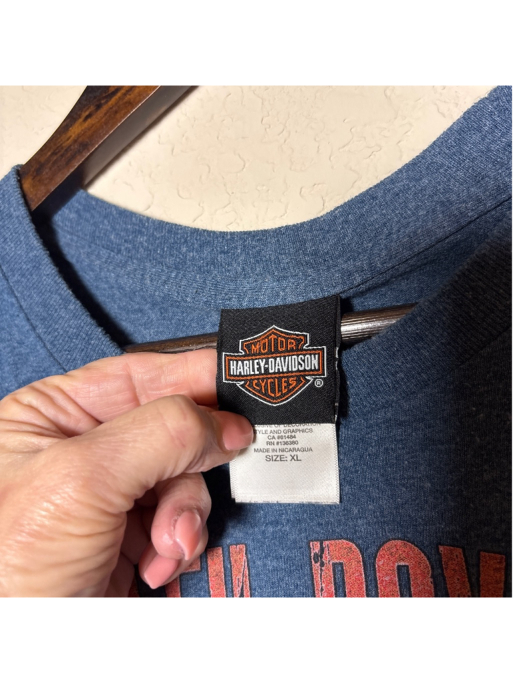 Harley Davidson authentic store tee, Tripp's in Amarillo TX NWOT XL - Picture 6 of 7